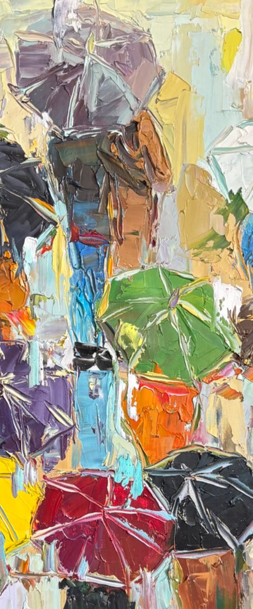 Umbrella weather by Mariia Hyhar