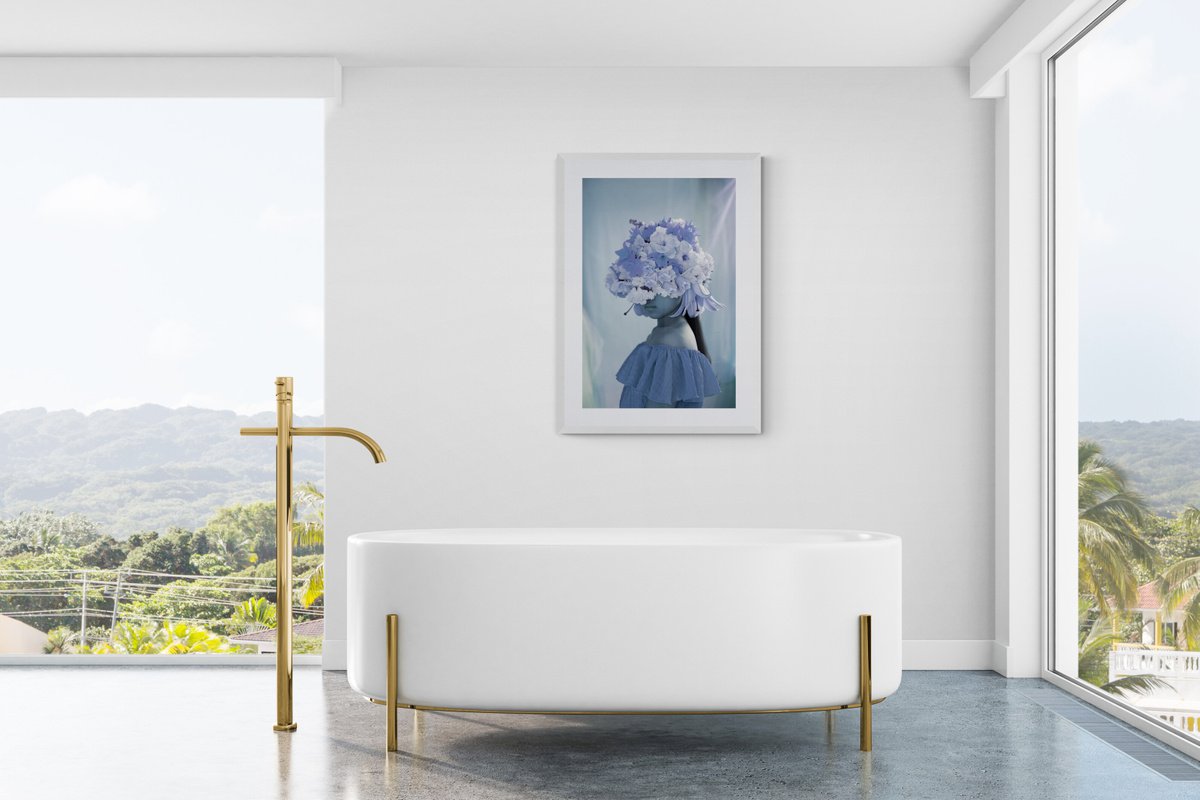 Expressive Portrait Photograph By Ziesook You, 20 X 30", Scent Of Broq-Pa 04062021B, Original Artwork