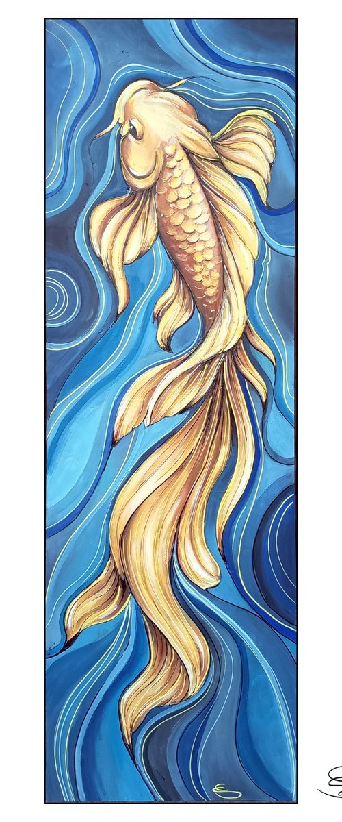 Carpa Koi dorata by Chiara-Schiavetta