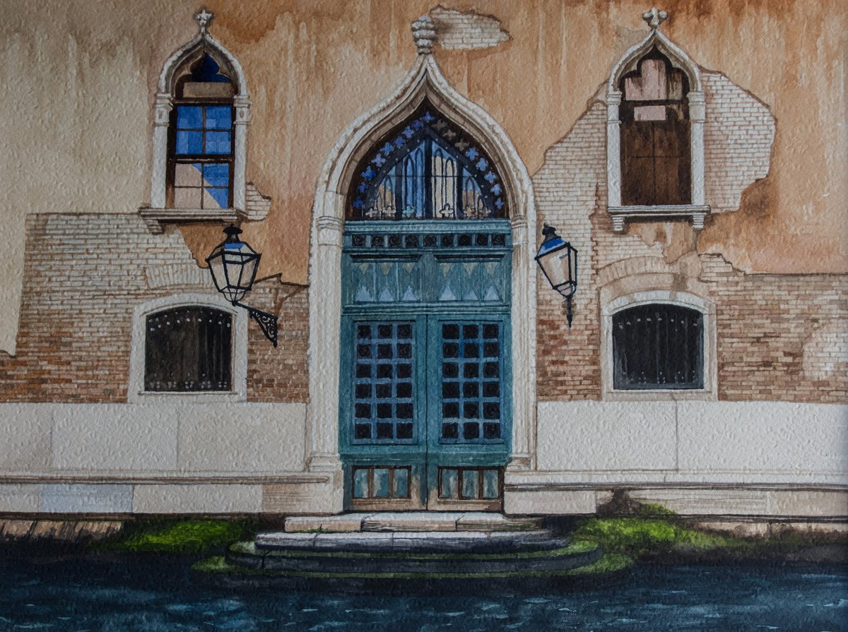 Grand Canal Doors, Venice by Sue Cook