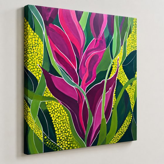 Tropical Leaves Dance #3