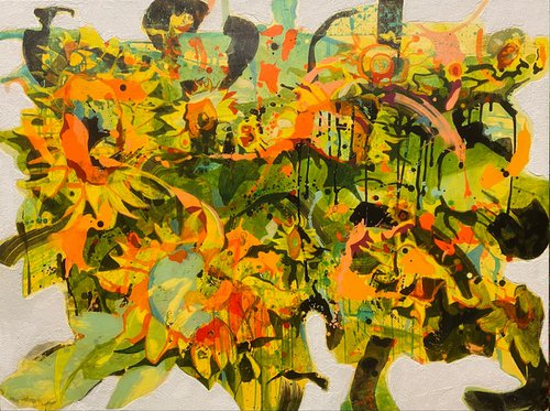 Sunflowers I by Peter Jakab Szőke