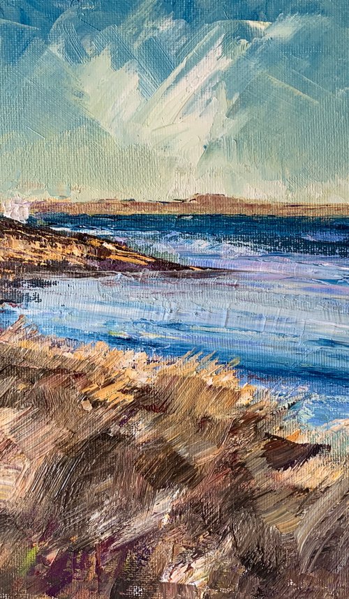 Afternoon Sun, Bamburgh by Andrew Moodie