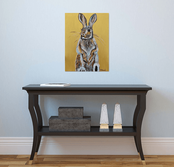 Golden bunny 4