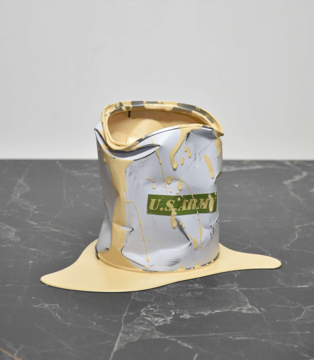 Urban And Pop Sculpture , U.s. Army Paint By Yannick Bouillault, 9 X 5, Artwork For Sale On Artfinder