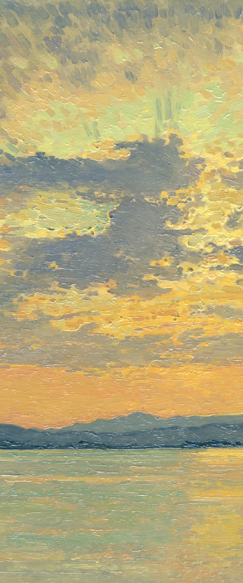 Sunset on the island by Simon Kozhin