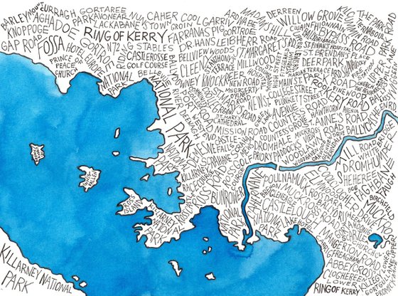 Killarney Word Map