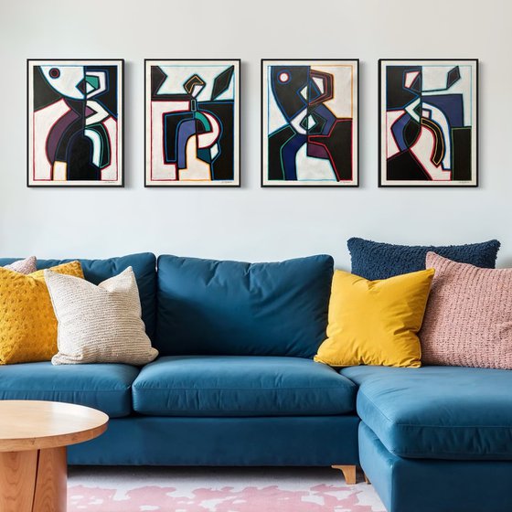 Never Stop Dancing (Set of 4)