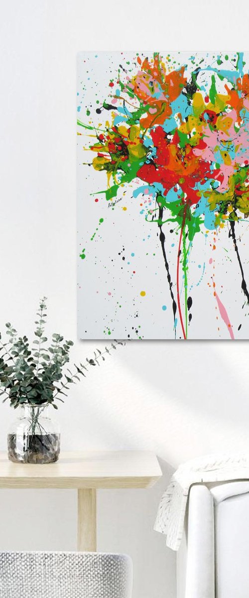 White Posy 3 by Isabelle Pelletane