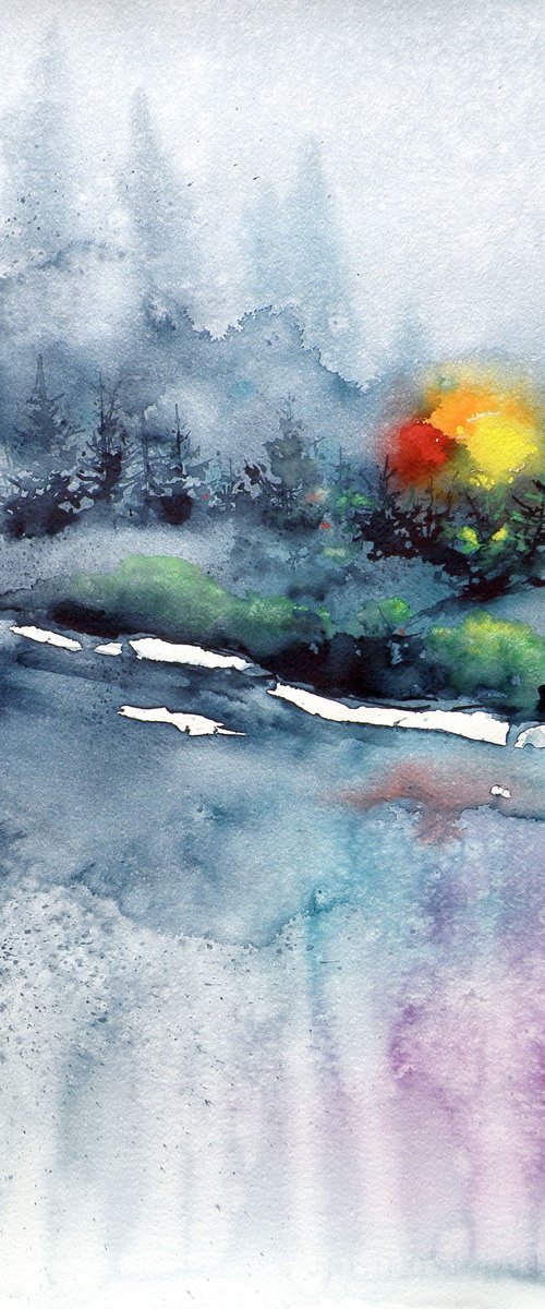 Wintertime landscape IV by Kovács Anna Brigitta