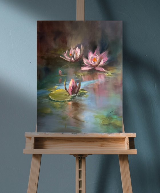 Waterlilies. In your secret garden.