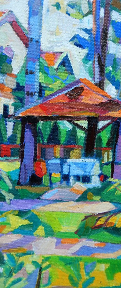 Summer yard by Maja Đokić Mihajlović