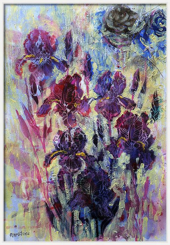 Fantasy with Flowers 339: paper 59x42cm