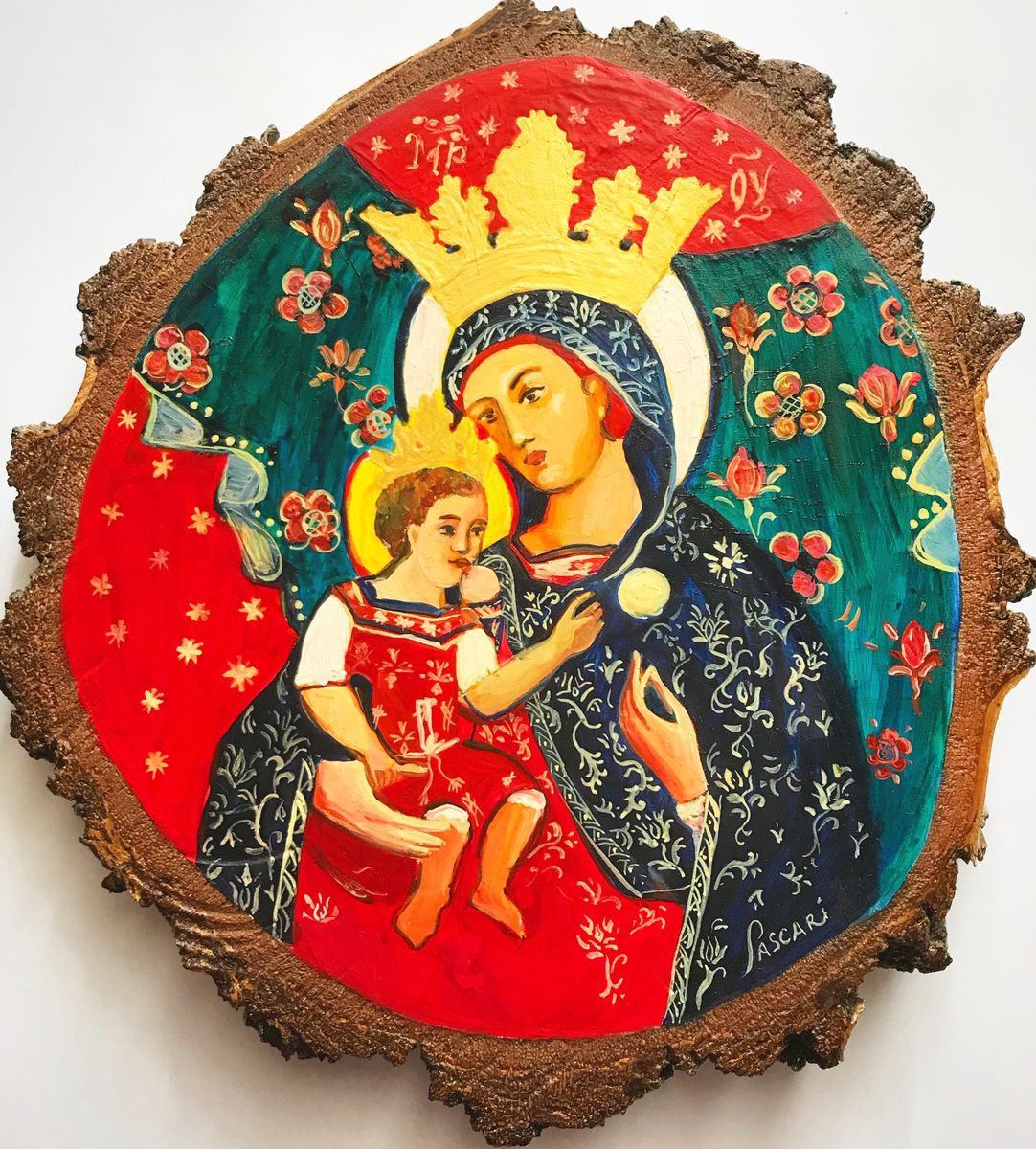Madonna with child by Olga Pascari