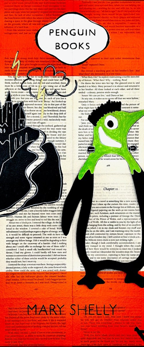 Penguin Books Frankenstein by DEBORAH LANG