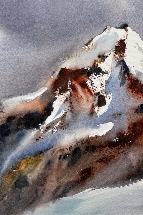 Snowy Mountains #9 by Eugenia Gorbacheva