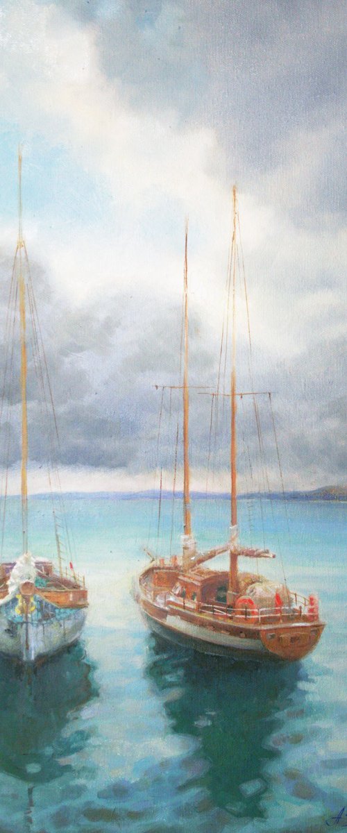 БИРЮЗОВЫЙ ВЕЧЕР .Анна Добродий by Alexandr Dobrodiy