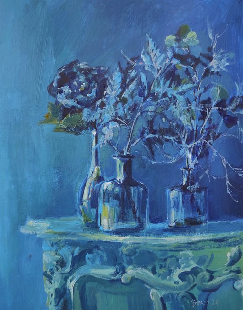Blue still life by Tetiana Borys