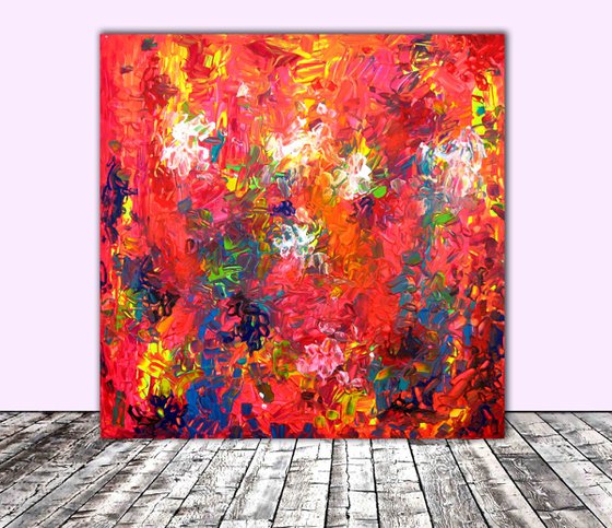 Gypsy - XL Large Modern Abstract Big Painting, FREE SHIPPING - Ready to Hang, Office, Hotel and Restaurant Wall Decoration