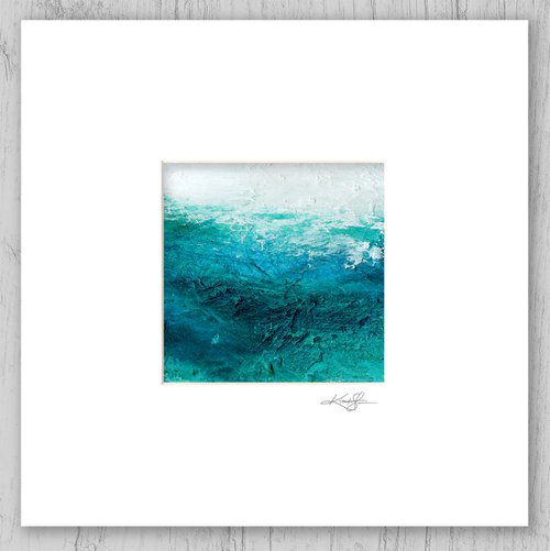 Nature's Music 3 - Textural Ocean Painting by Kathy Morton Stanion by Kathy Morton Stanion