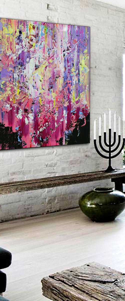 120x100cm. / Abstract painting / Abstract 2354 by Alex Senchenko