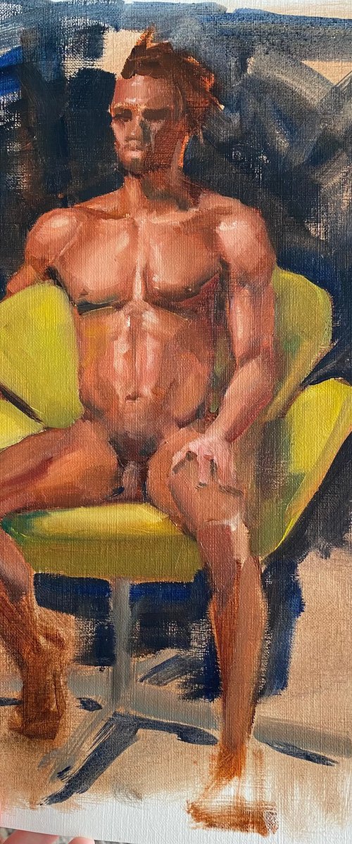Male Form Study by Heather Olsen