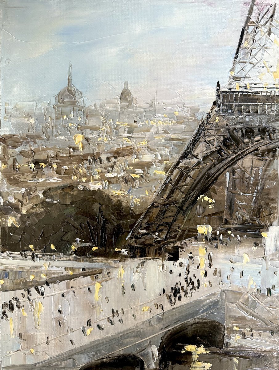 City Lights. Paris. By Irina Alexandrina, 12 X 16, Artwork For Sale On Artfinder