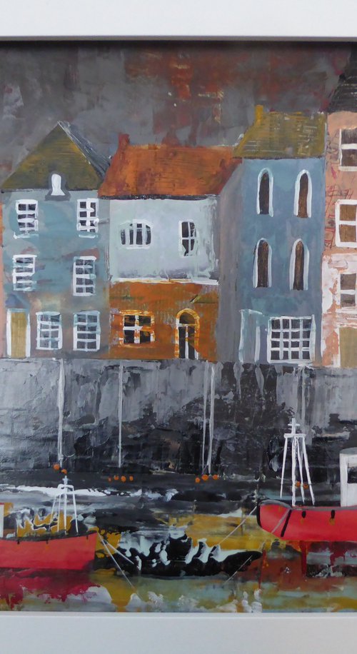 Padstow Trawlers by Elaine Allender