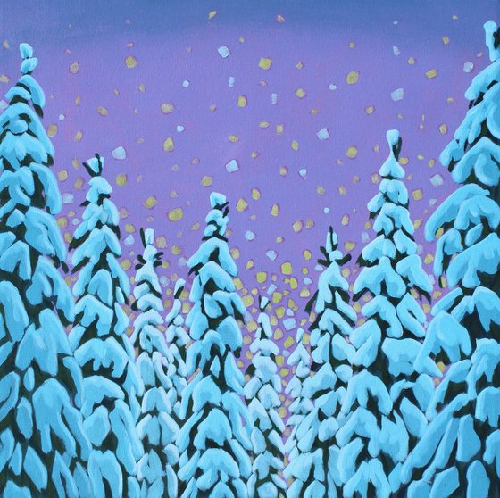 Deep in the Snowy Woods