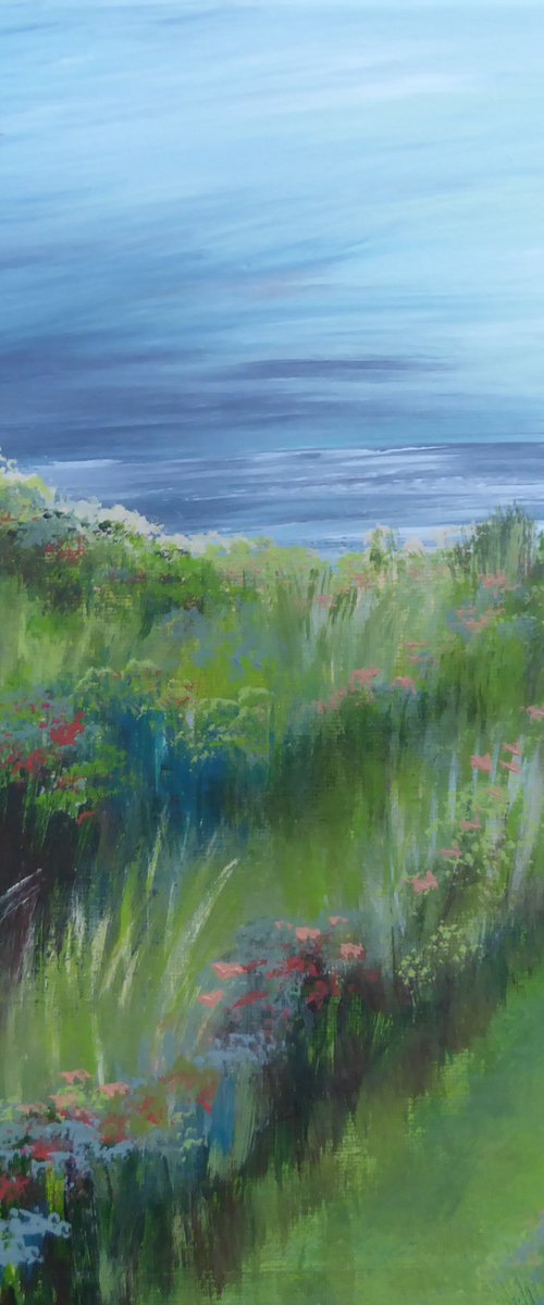 Passing Storm, Cornwall by Elaine Allender