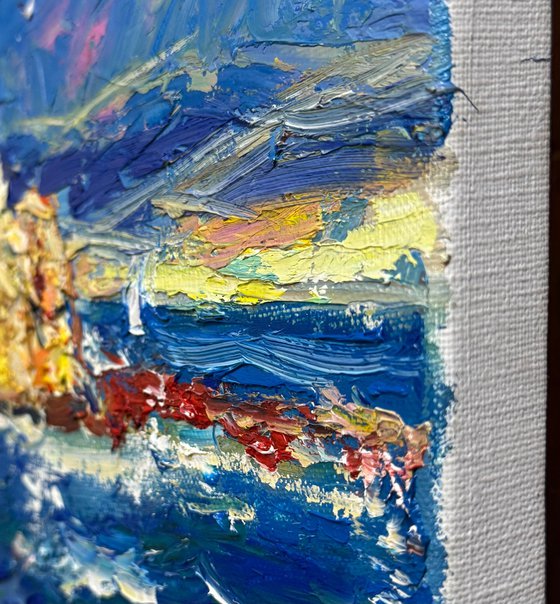 Light of Antibes. seascape