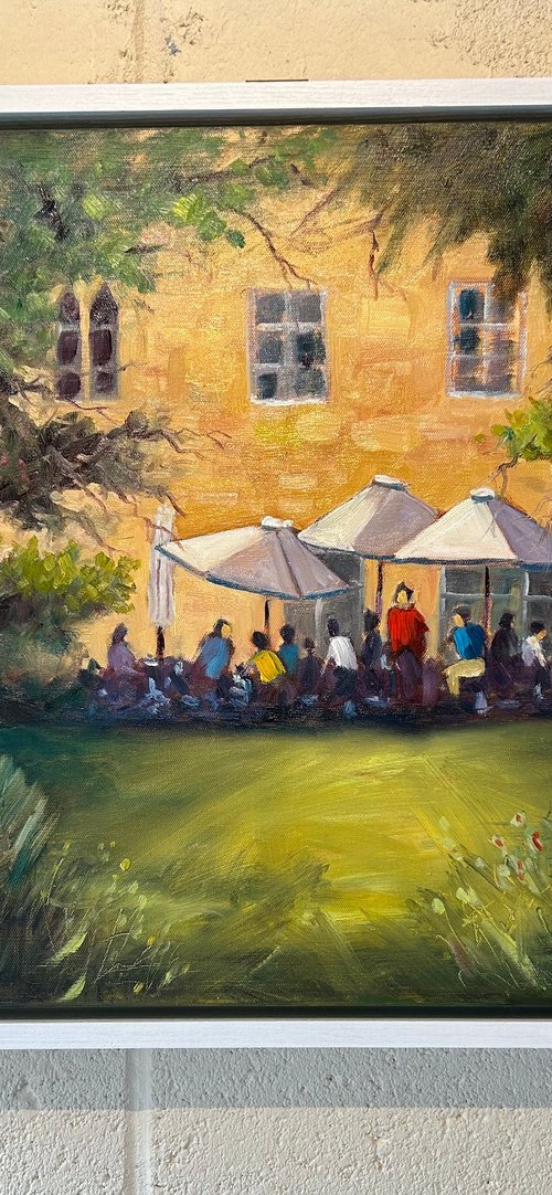 The Almonry Umbrellas by Robert Wells