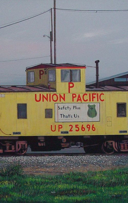 Union Pacific Caboose by Mark Peterson