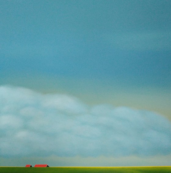 Red roofs, golden daffodils (April)