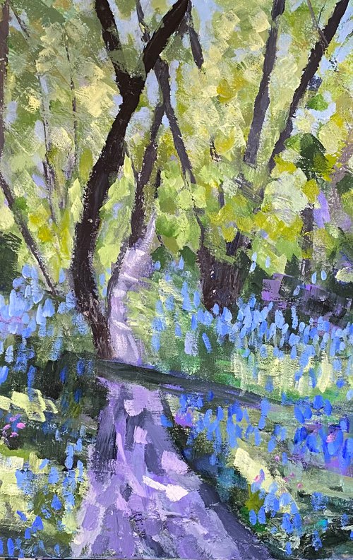 Bluebell Path by Nikki Wheeler