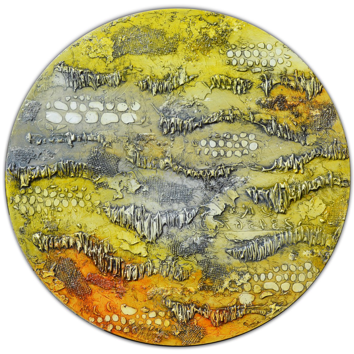 Abstract Acrylic Painting By Andrada Anghel, 22 X 22, Exploration, Original Artwork