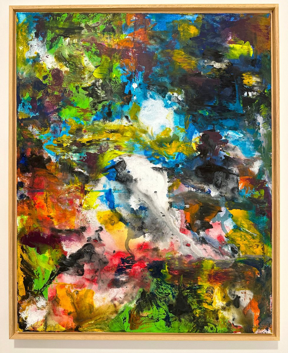 Abstract Acrylic Painting By Iqra Adam, 24 X 30, The Jungle Book, Original Artwork