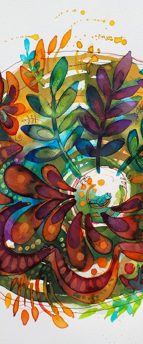 Mandala 7.-My heritage by Simon Tünde