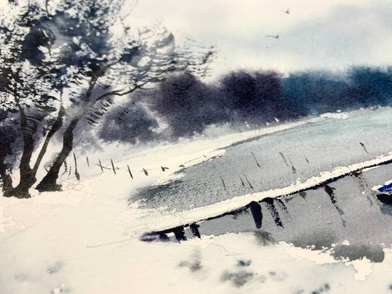 Boat on Lake Narach, Belarus #2