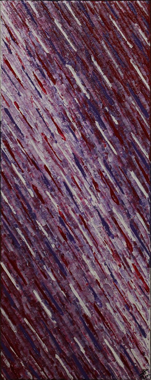 White purple magenta knife texture by Jonathan Pradillon