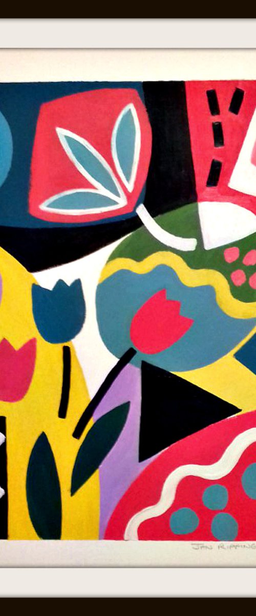 Three Tulips III by Jan Rippingham