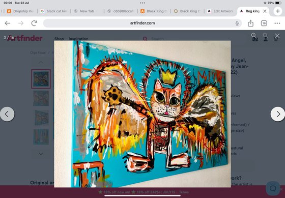 Flying king cat fallen Angel