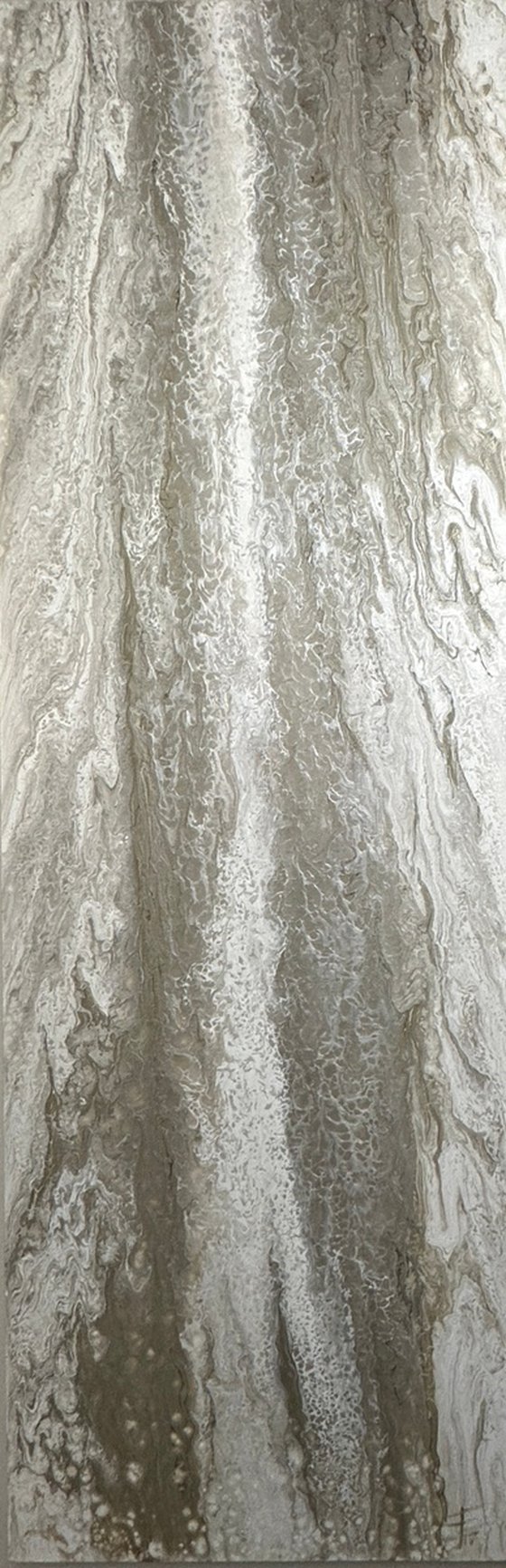 Voile (Single Panel) — Neutral Abstract