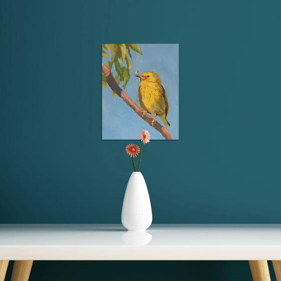 Yellow bird.