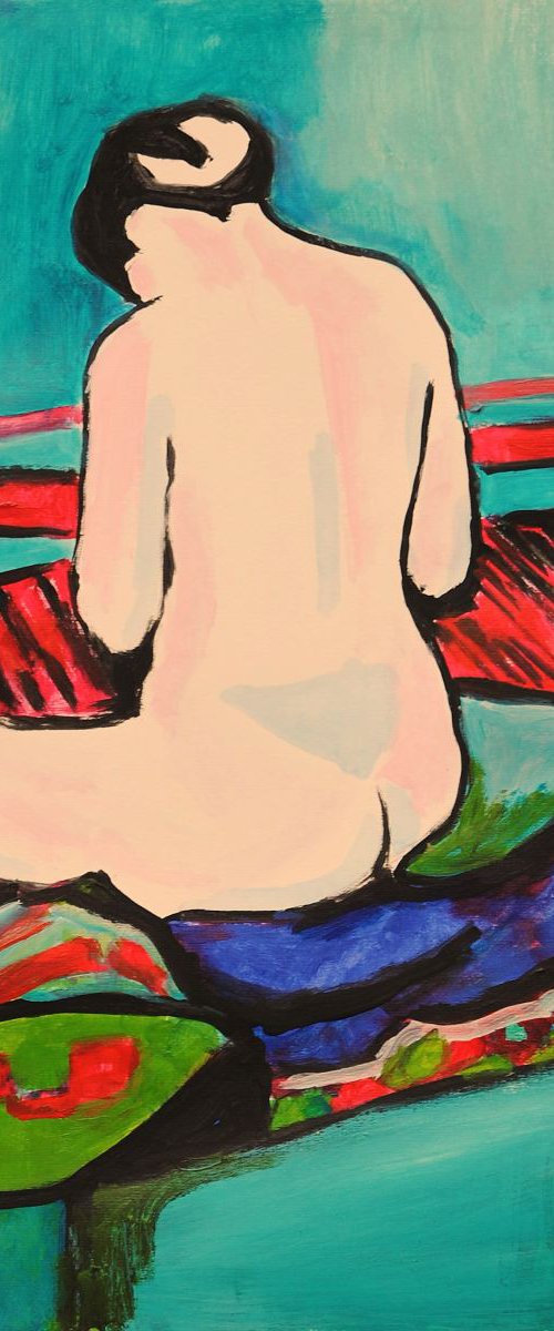 Nude 78 / 40.5 x 30 cm by Alexandra Djokic