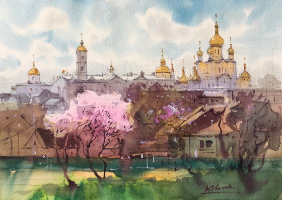 Spring in the Pochaiv Lavra