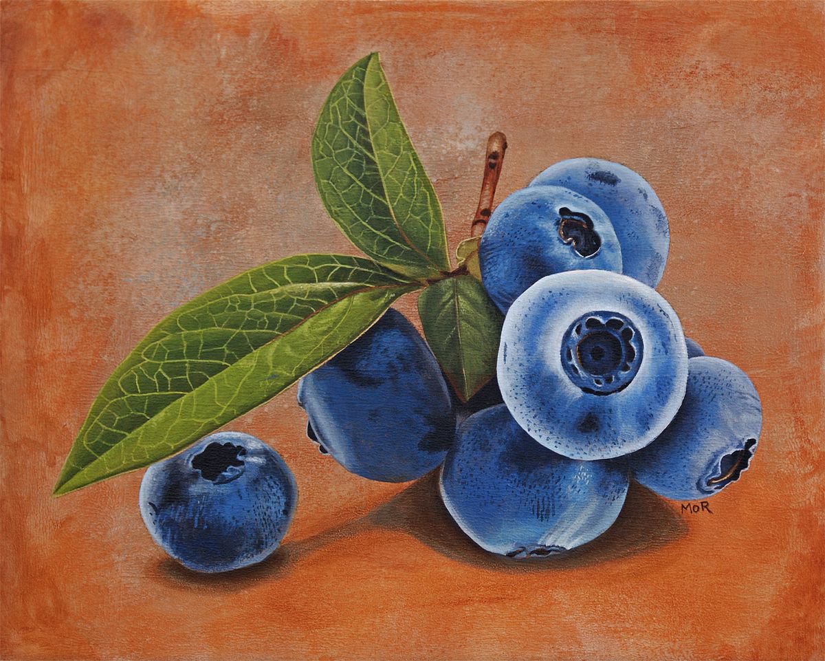 Blueberry Twig by Dietrich Moravec
