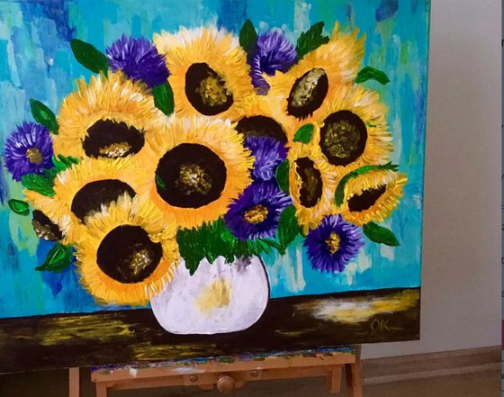 BOUQUET OF sunflowers