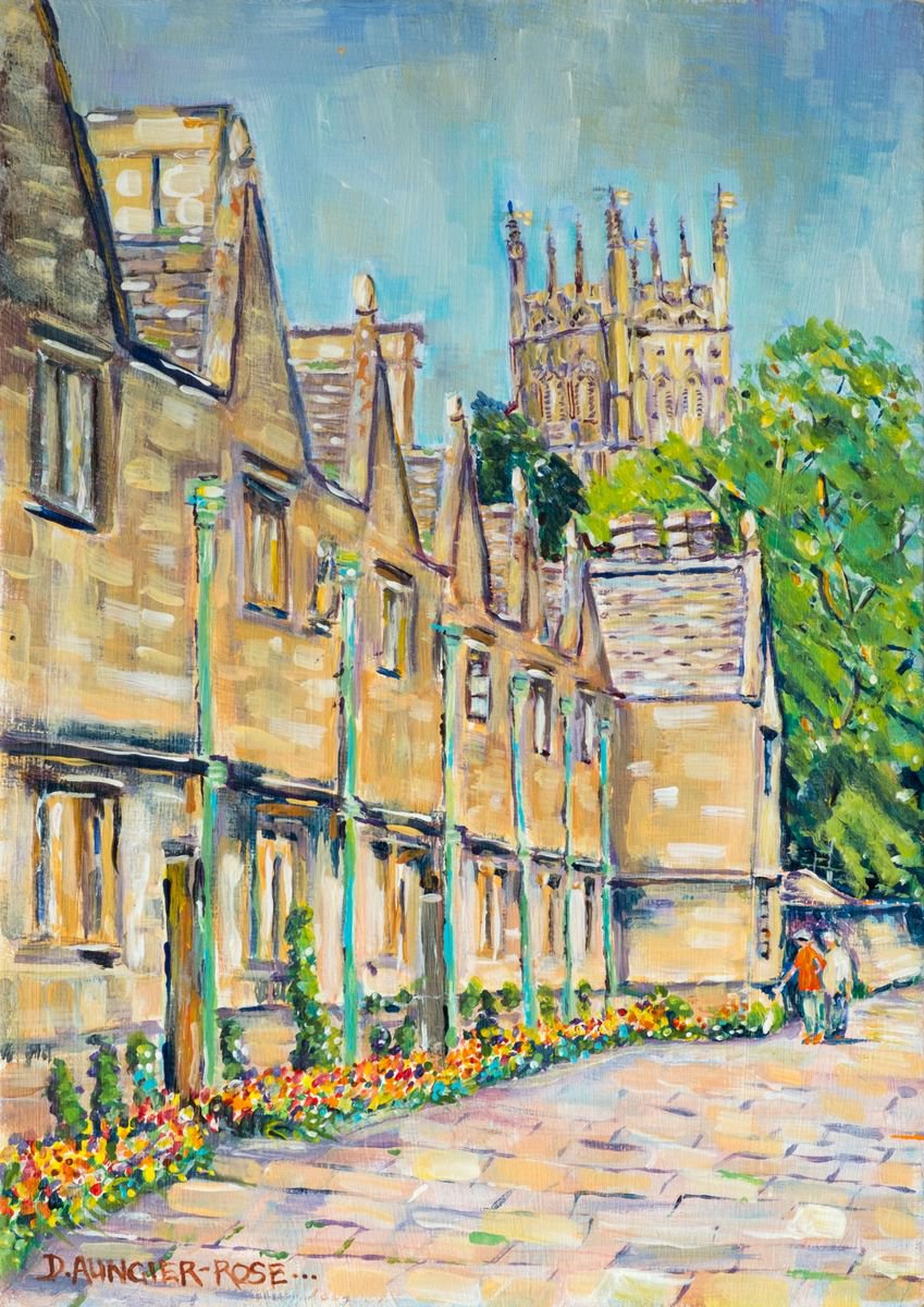 SPRINGTIME STROLL IN CHIPPING CAMPDEN by Diana Aungier-Rose
