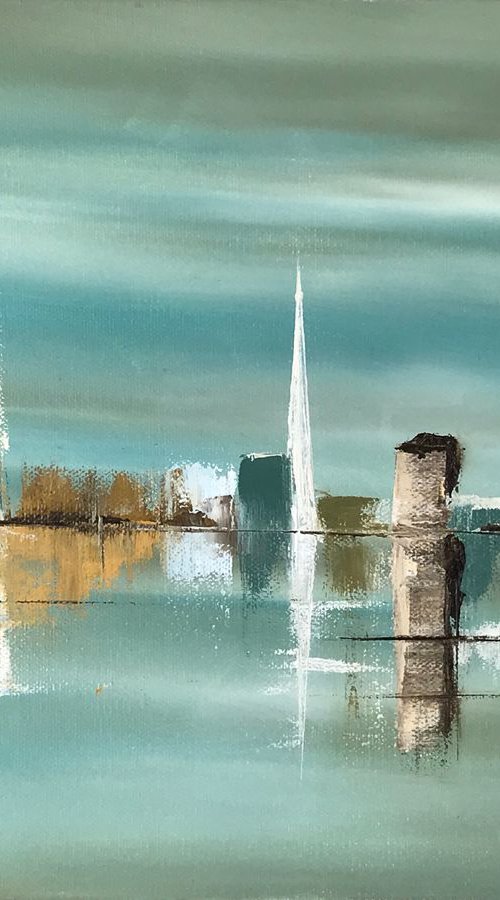 City Skyline by JANE  DENTON